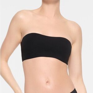 SKIMS BANDEAU BRA BLACK - M